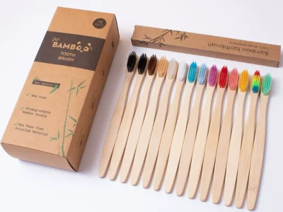 Bamboo Charcoal Soft Bristle Toothbrush Set | Eco-Friendly Adult Toothbrush