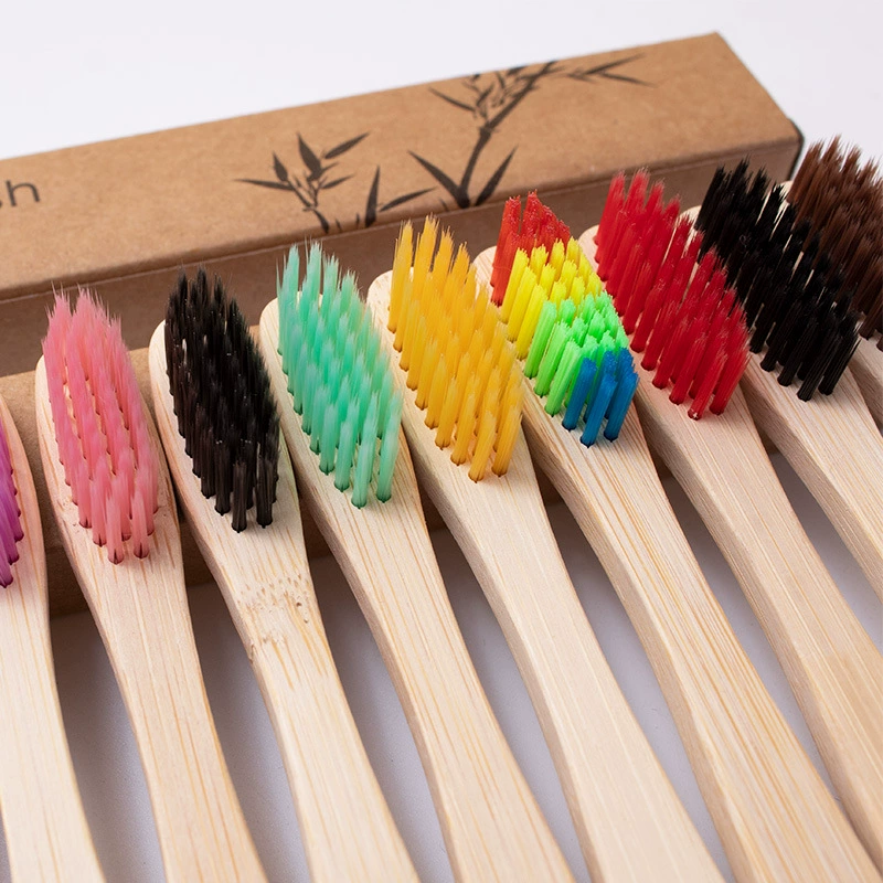 Bamboo Charcoal Soft Bristle Toothbrush Set | Eco-Friendly Adult Toothbrush - Image 4