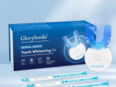 Teeth Whitening Device Kit - Home Use Whitening Machine with Gum Protection Gel